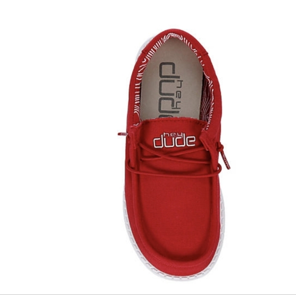 HEY DUDE WALLY YOUTH RED - Picture 4 of 7